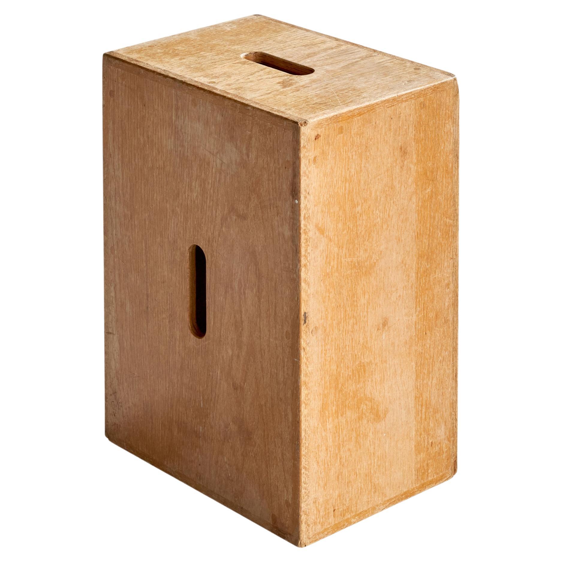 Sgabello svedese di design, Oak, Svezia, anni '50