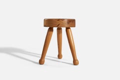 Designer svedese, Sgabello, Pino, Svezia, anni '70