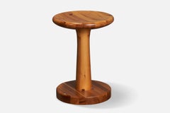 Swedish Designer, Stool, Pine, Sweden, 1970s