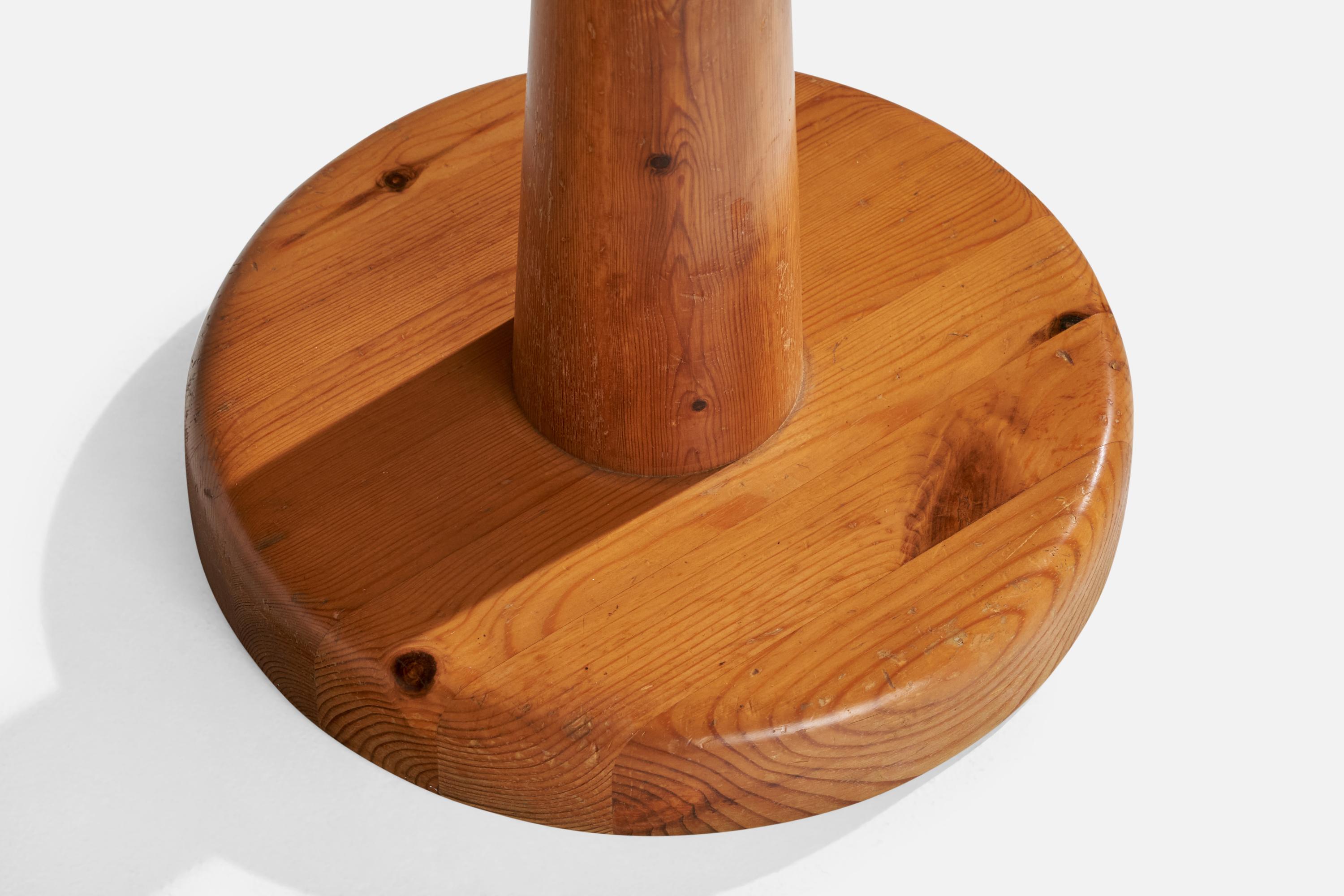 Swedish Designer, Stool, Pine, Sweden, 1970s For Sale 2