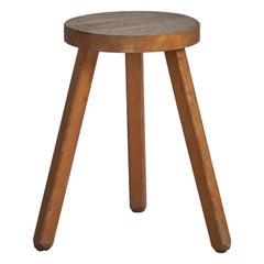 Designer suédois, tabouret, bois, Suède, années 1940