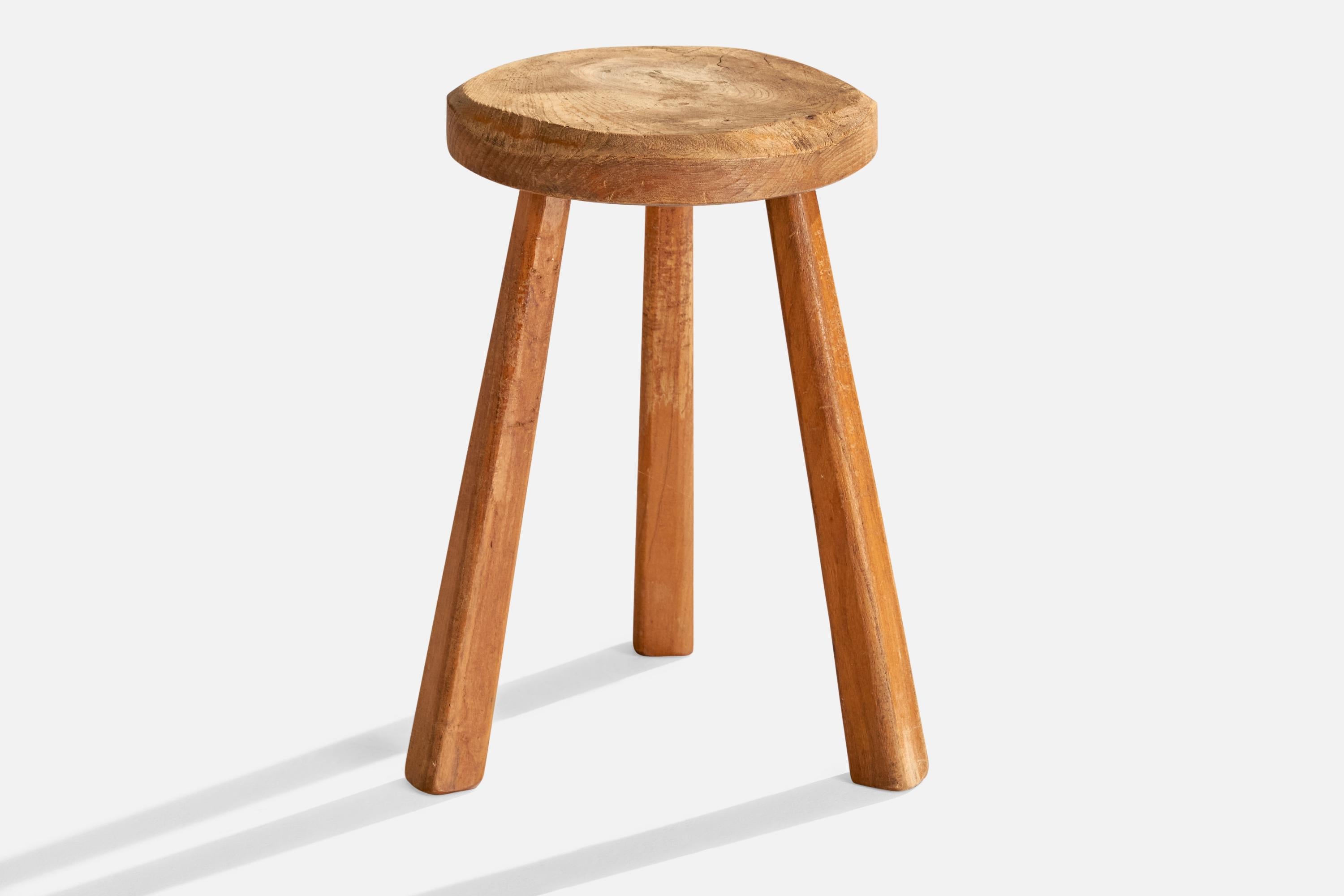 Swedish Designer, Stool, Wood, Sweden, 1960s (Skandinavische Moderne) im Angebot