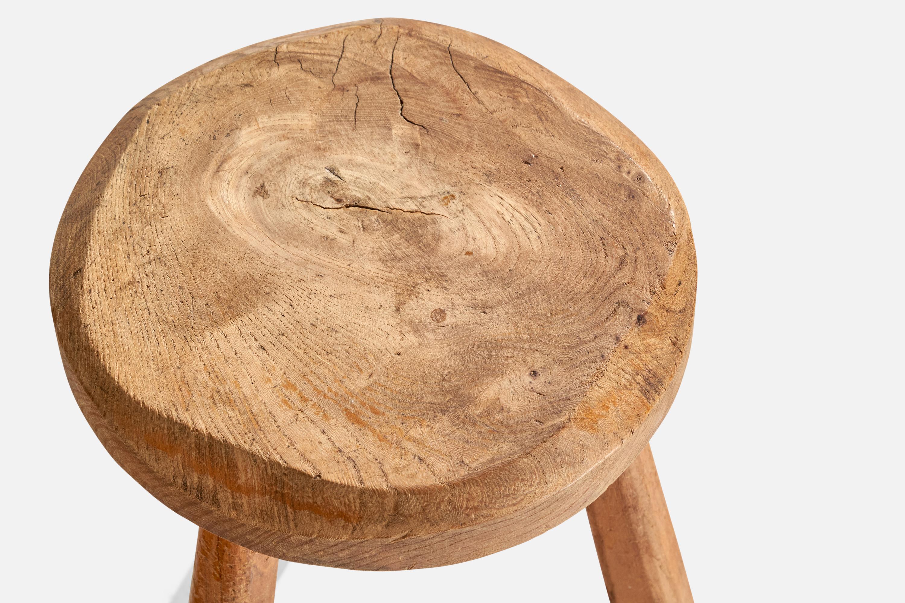 Swedish Designer, Stool, Wood, Sweden, 1960s im Zustand „Gut“ im Angebot in High Point, NC