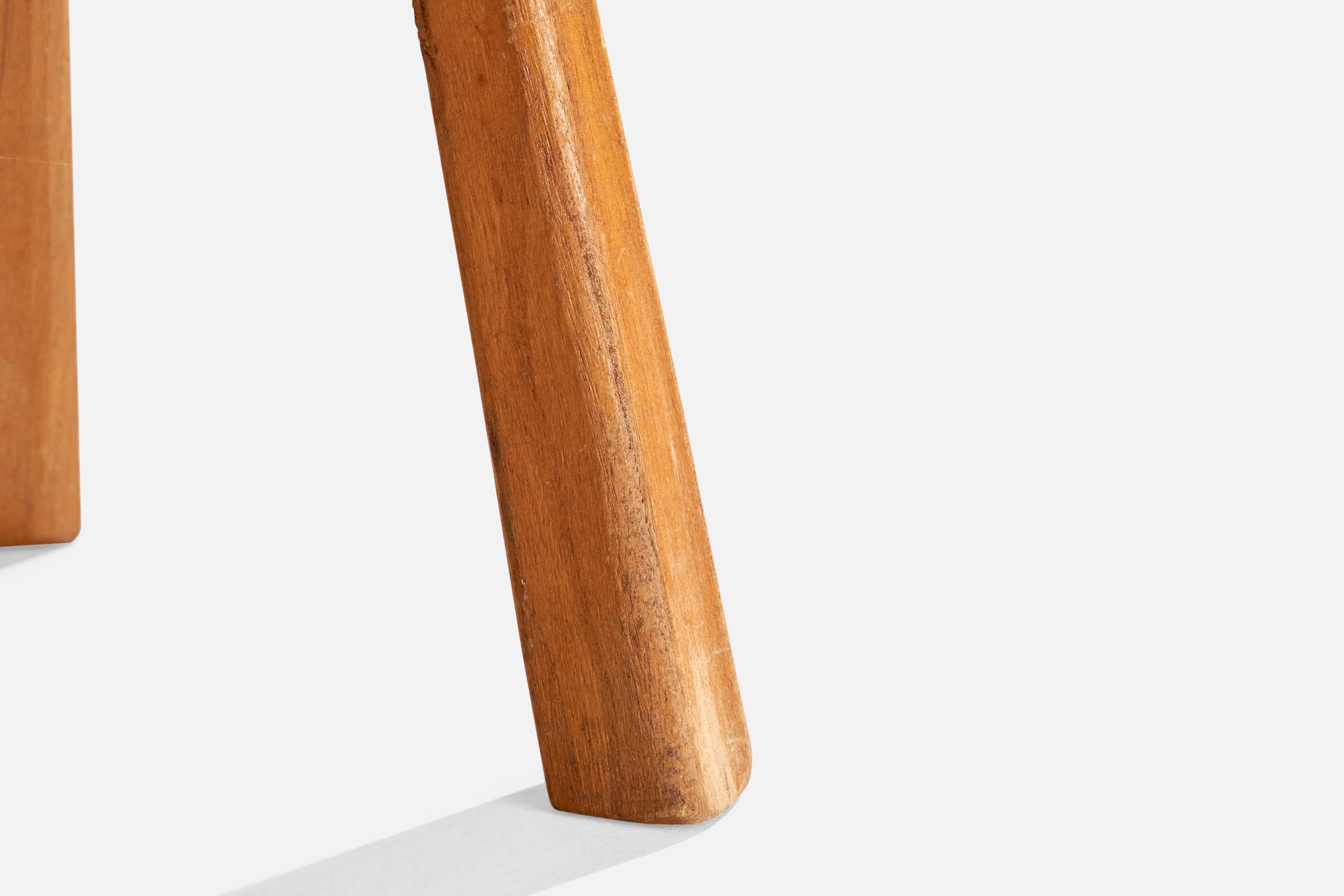 Swedish Designer, Stool, Wood, Sweden, 1960s (Holz) im Angebot
