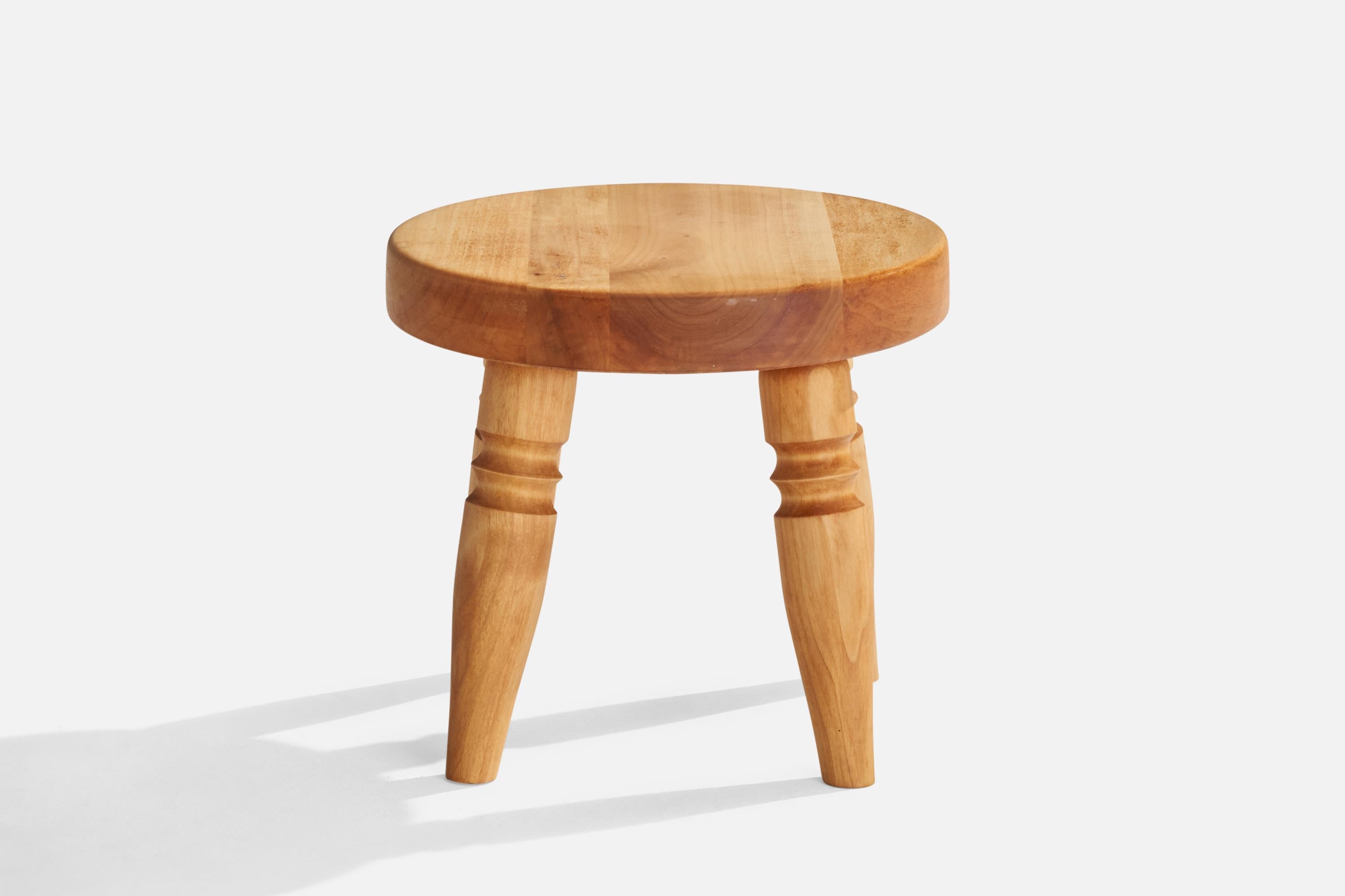 Svedese Designer svedese, Sgabello, Wood, Svezia, anni '70 in vendita