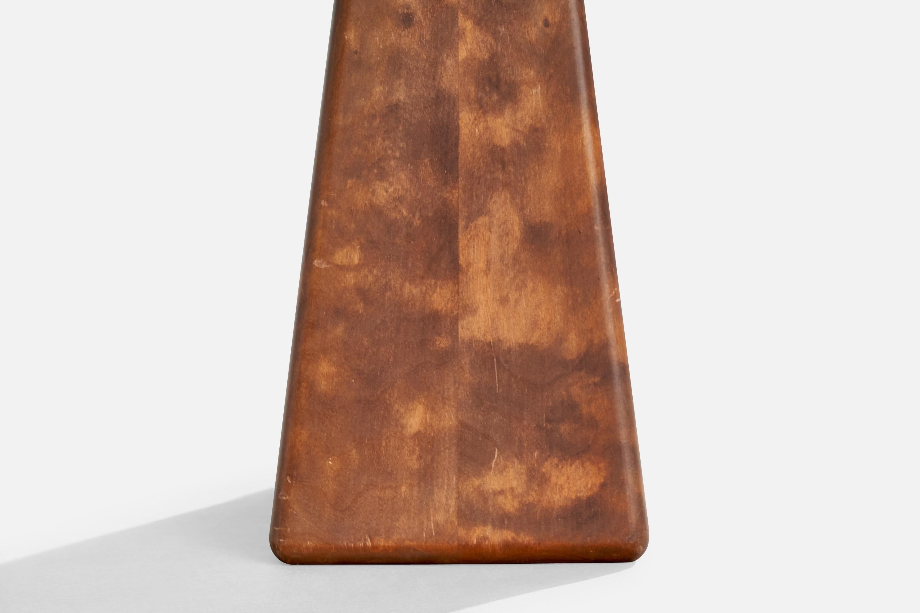 Designer suédois, lampe de table, bouleau, Suède, années 1960 en vente 6
