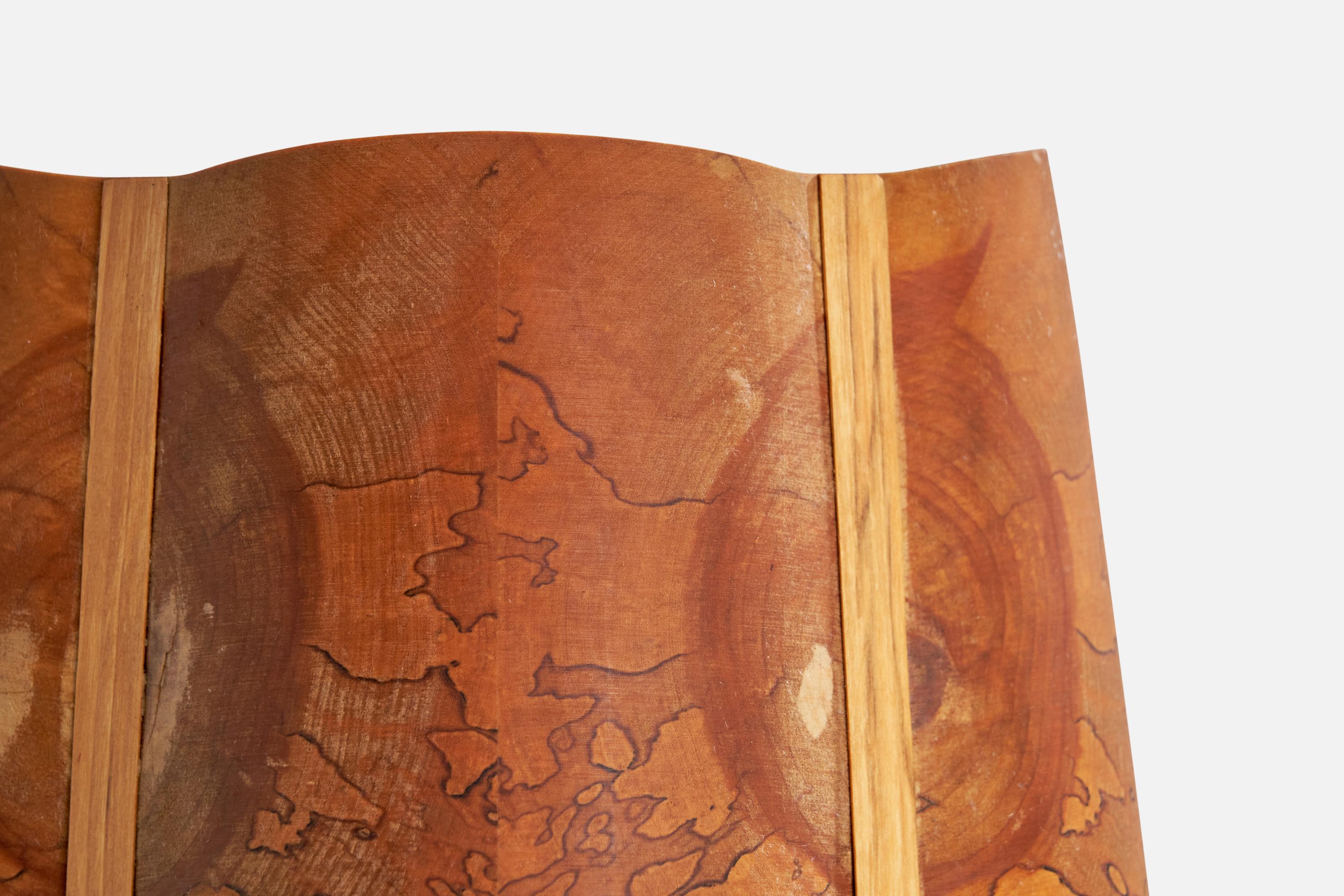 Swedish Designer, Table Lamp, Birch, Sweden, 1970s For Sale 3