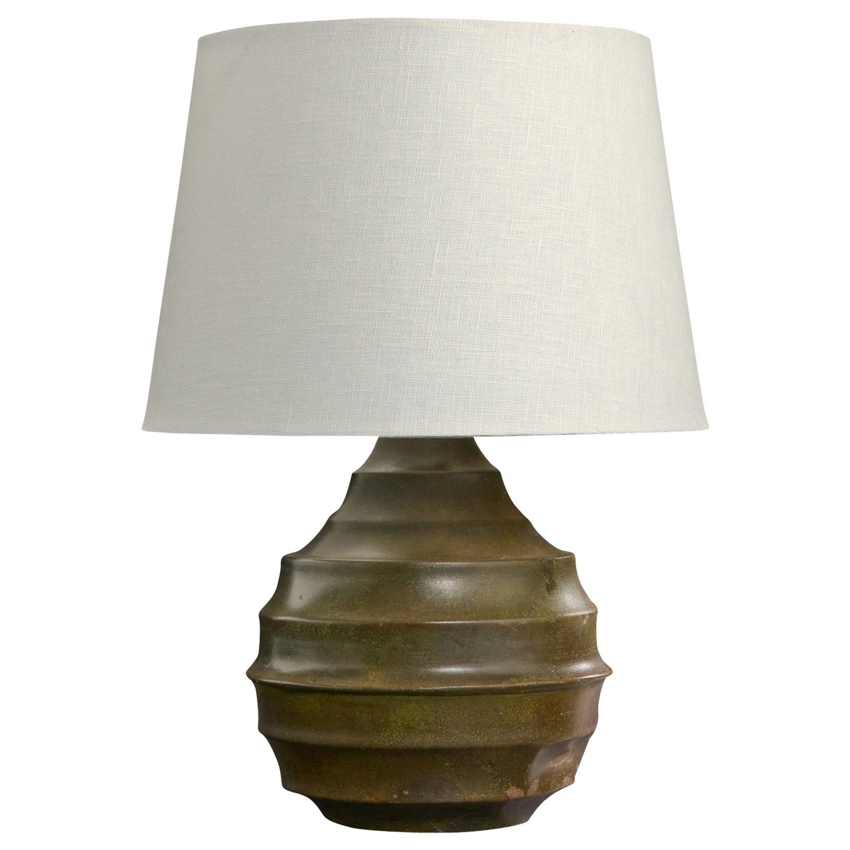 Lampada da tavolo di design svedese, bronzo, Svezia, anni '30