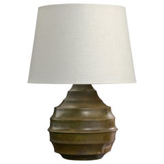 Swedish Designer, Table Lamp, Bronze, Sweden, 1930s