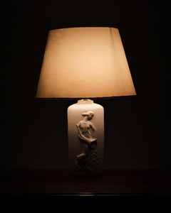 Swedish designer table lamp by Bjerkås Armatur, 1940s