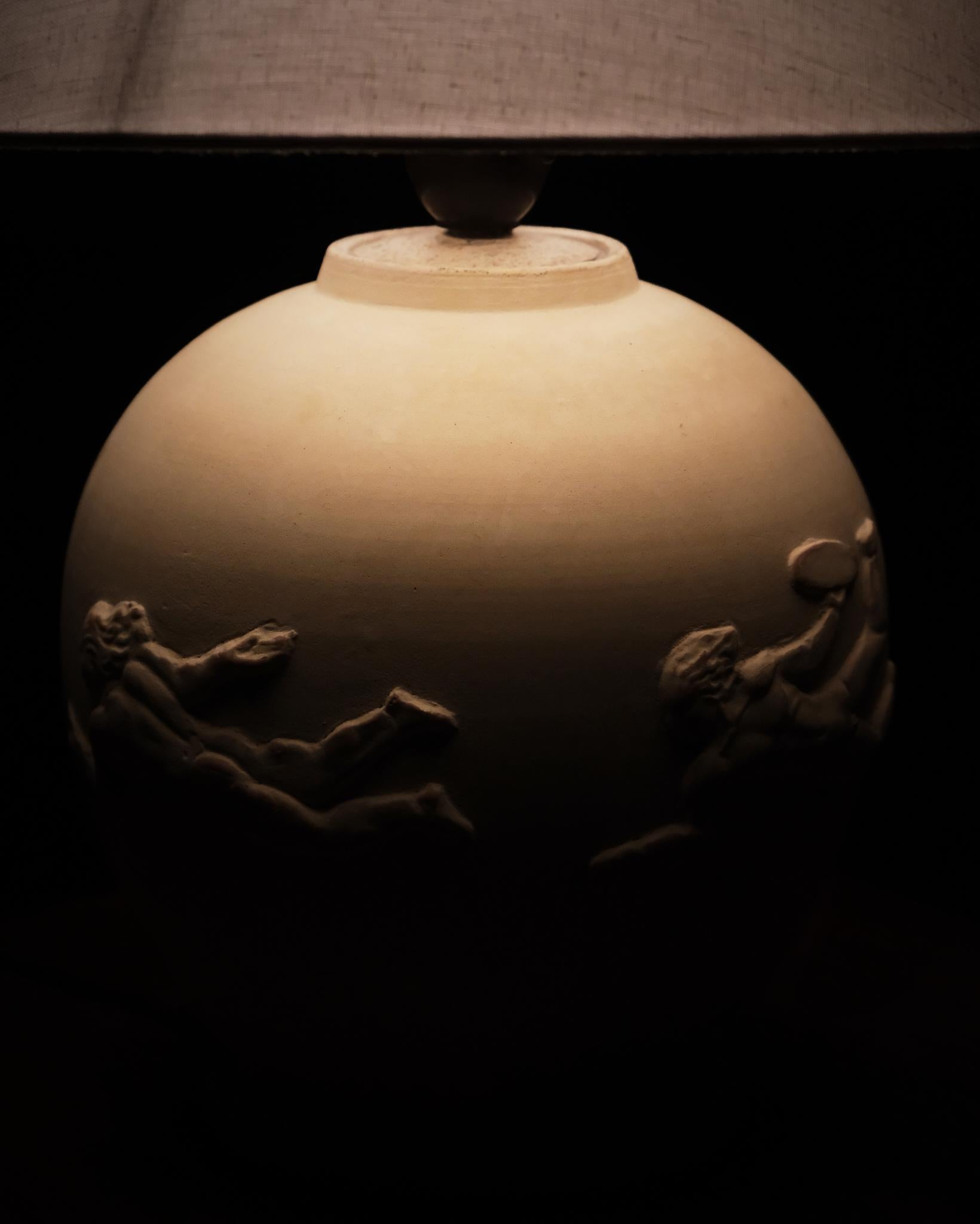 Lámpara de mesa de diseño sueco de Bjerkås Armatur, década de 1940 siglo XX en venta