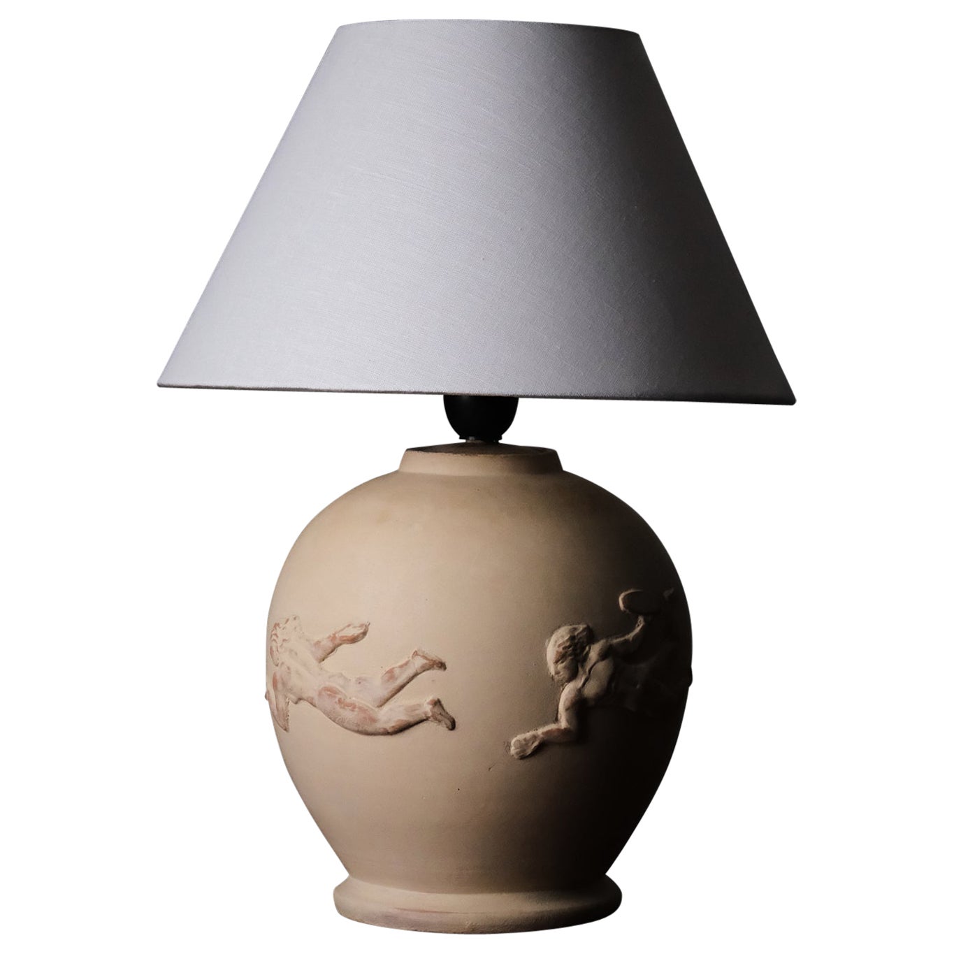 Swedish designer table lamp by Bjerkås Armatur, 1940s