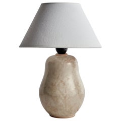Designer suédois, lampe de bureau, céramique, Suède, années 1940