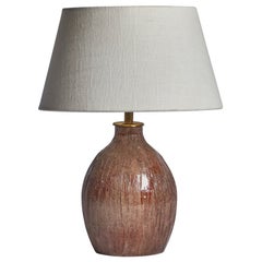Swedish Designer, Table Lamp, Ceramic, Sweden, 1956