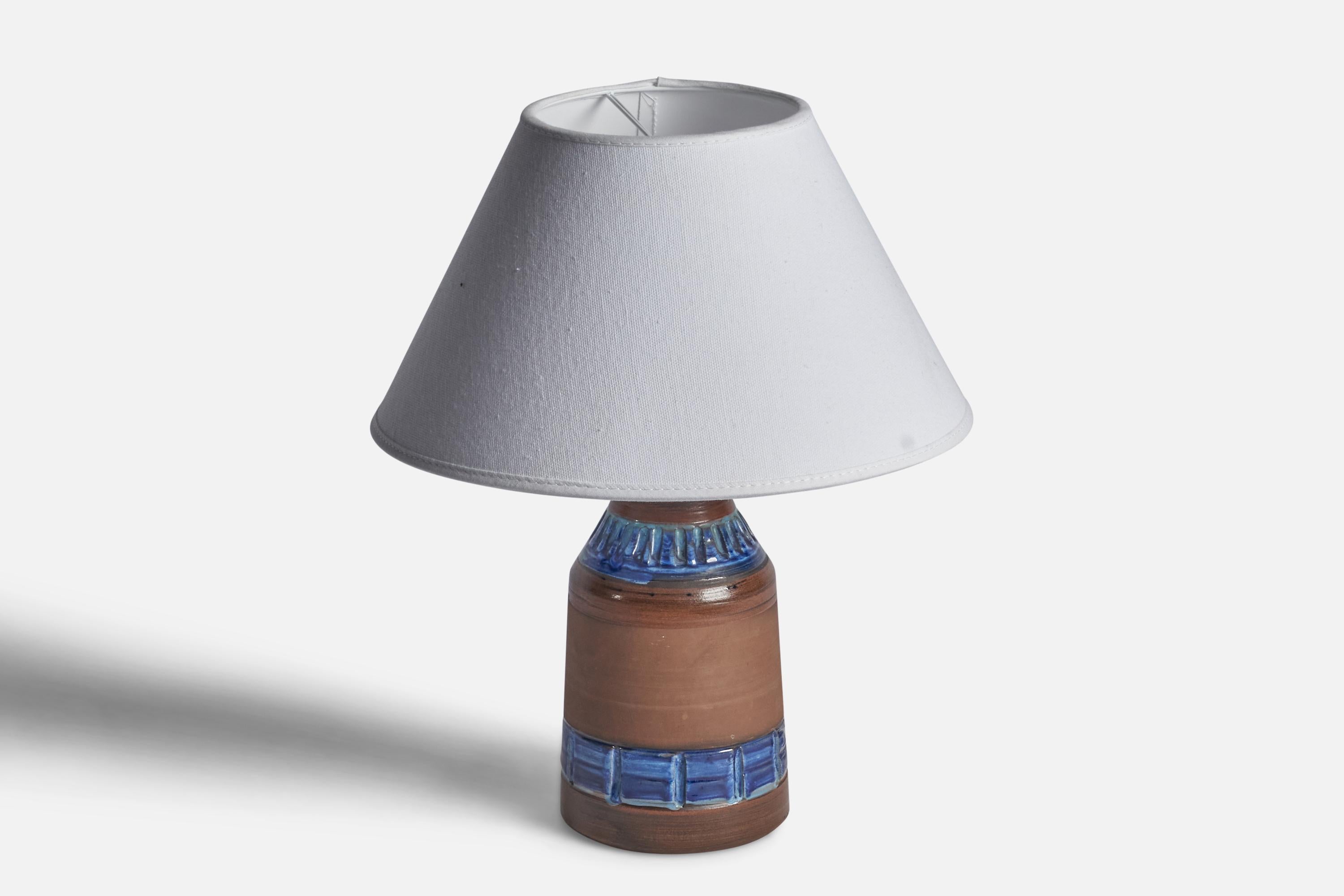 Mid-Century moderno Lampada da tavolo di design svedese, ceramica, Svezia, anni '1960 in vendita