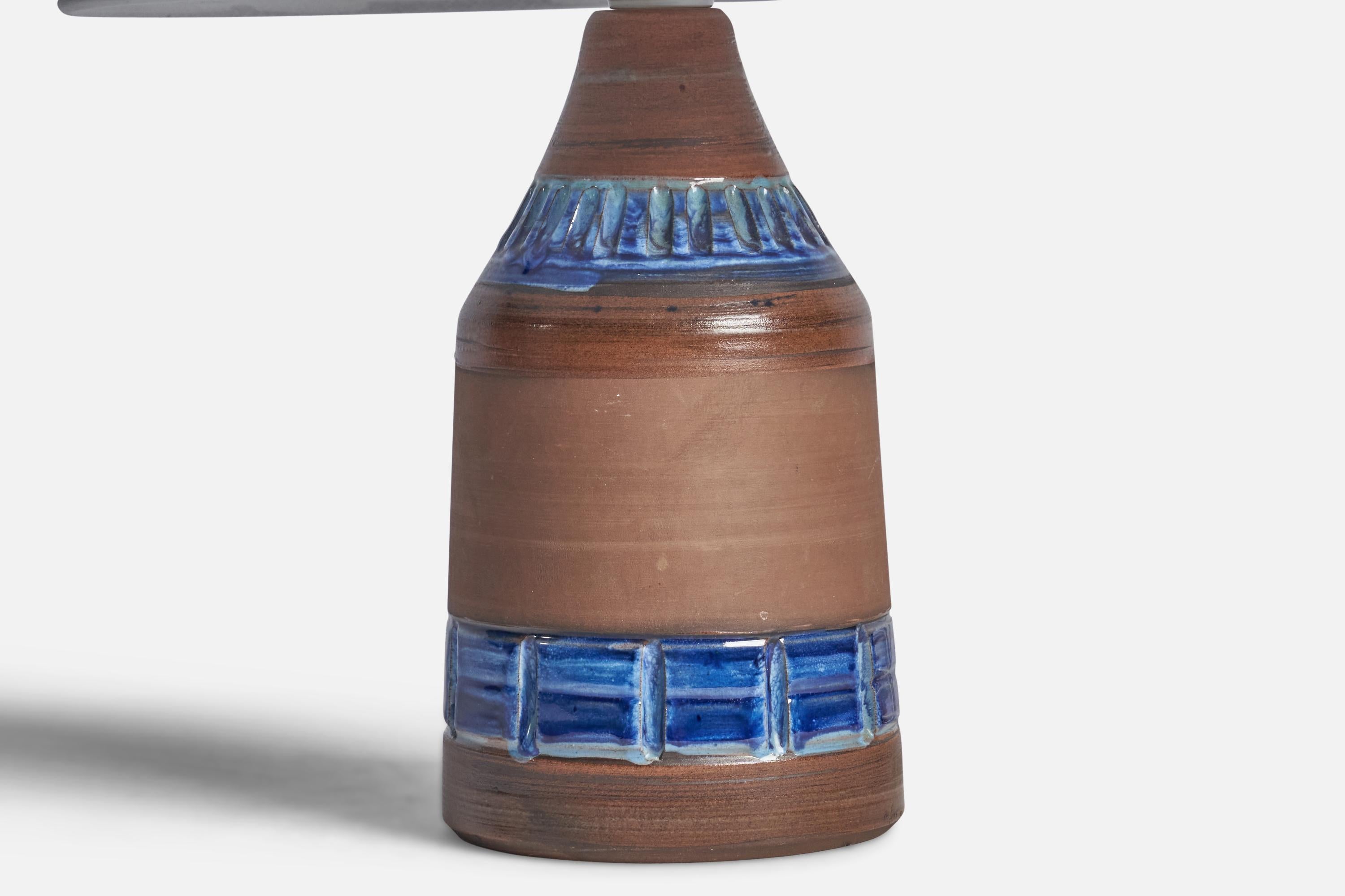 Svedese Lampada da tavolo di design svedese, ceramica, Svezia, anni '1960 in vendita