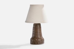 Schwedischer Designer, Tischlampe, Keramik, Schweden, 1967