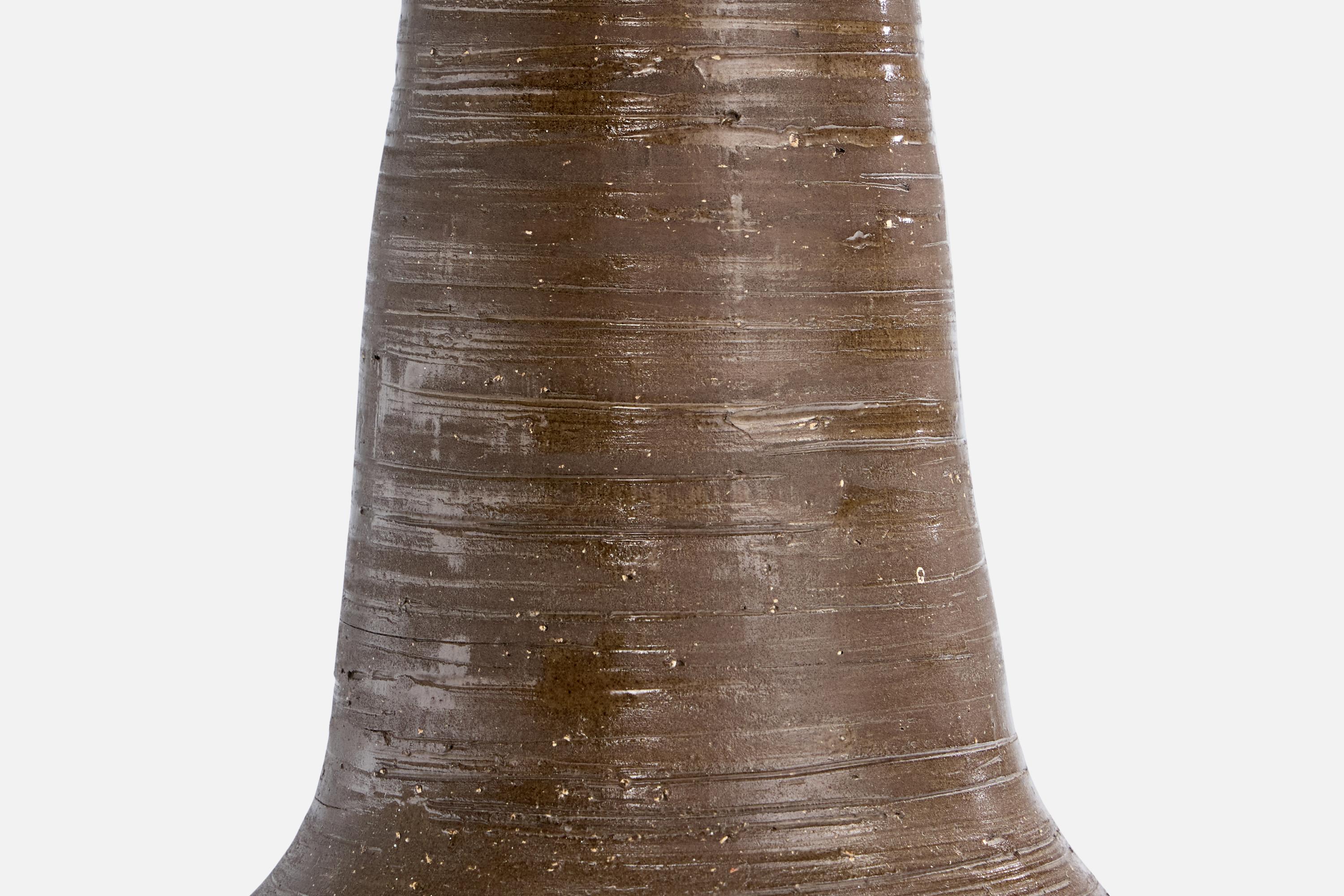 Swedish Designer, Table Lamp, Ceramic, Sweden, 1967 For Sale 1