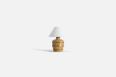Swedish Designer, Table Lamp, Earthenware, Sweden, 1960s