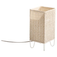 Designer suédois, lampe de bureau, tissu, métal, Suède, années 1960