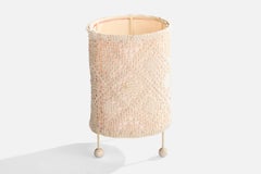 Swedish Designer, Table Lamp, Fabric, Metal, Sweden, 1970s