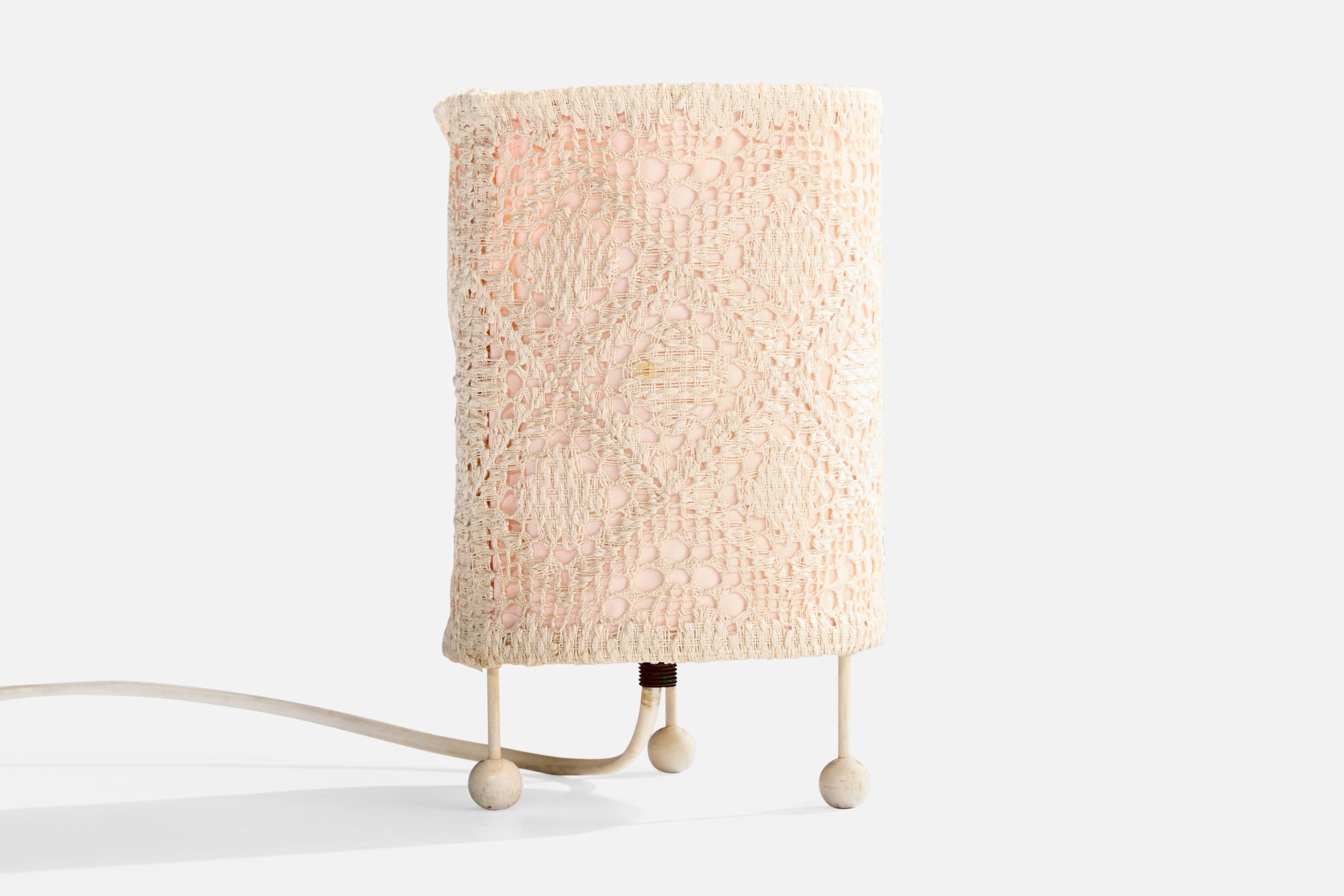 Mid-Century moderno Lampada da tavolo di design svedese, Fabrice, Metallo, Svezia, anni '70 in vendita