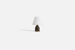 Lampada da tavolo di design svedese, gres smaltato, Svezia, 1960 ca.