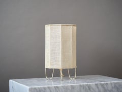 Schwedischer Designer, Tischlampe aus Stoff, Schweden, 1960er Jahre.