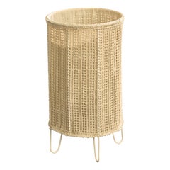 Swedish Designer, Table Lamp, Metal, Fabric, Sweden, 1960s