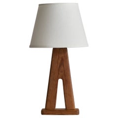 Swedish Designer, Table Lamp, Pine, Sweden, 1950s