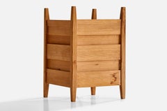 Swedish Designer, Table Lamp, Pine, Sweden, 1960s