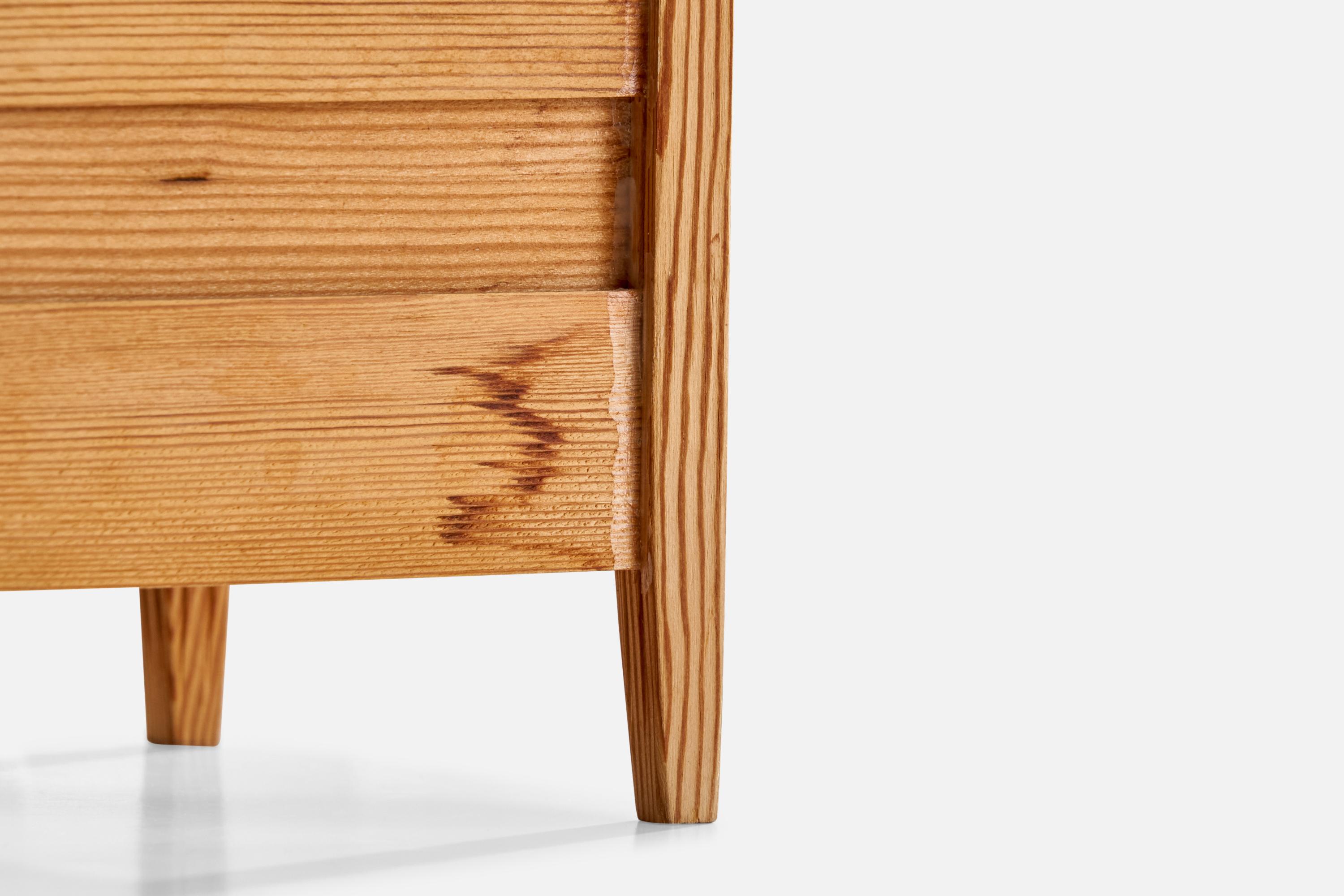Swedish Designer, Table Lamp, Pine, Sweden, 1960s For Sale 4