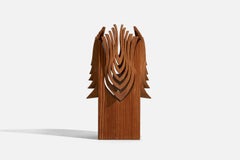 Swedish Designer, Table Lamp, Pine, Sweden, 1970s