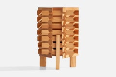 Lampada da tavolo di design svedese, pino, Svezia, anni '1970