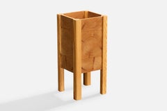 Swedish Designer, Table Lamp, Pine, Sweden, 1970s