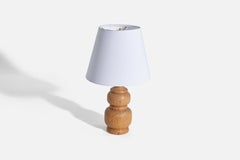 Lampada da tavolo di design svedese, pino, Svezia, anni '1970