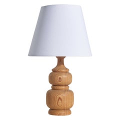 Lampada da tavolo di design svedese, pino, Svezia, anni '1970