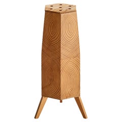 Designer suédois, lampe de bureau, pin, Suède, 1973