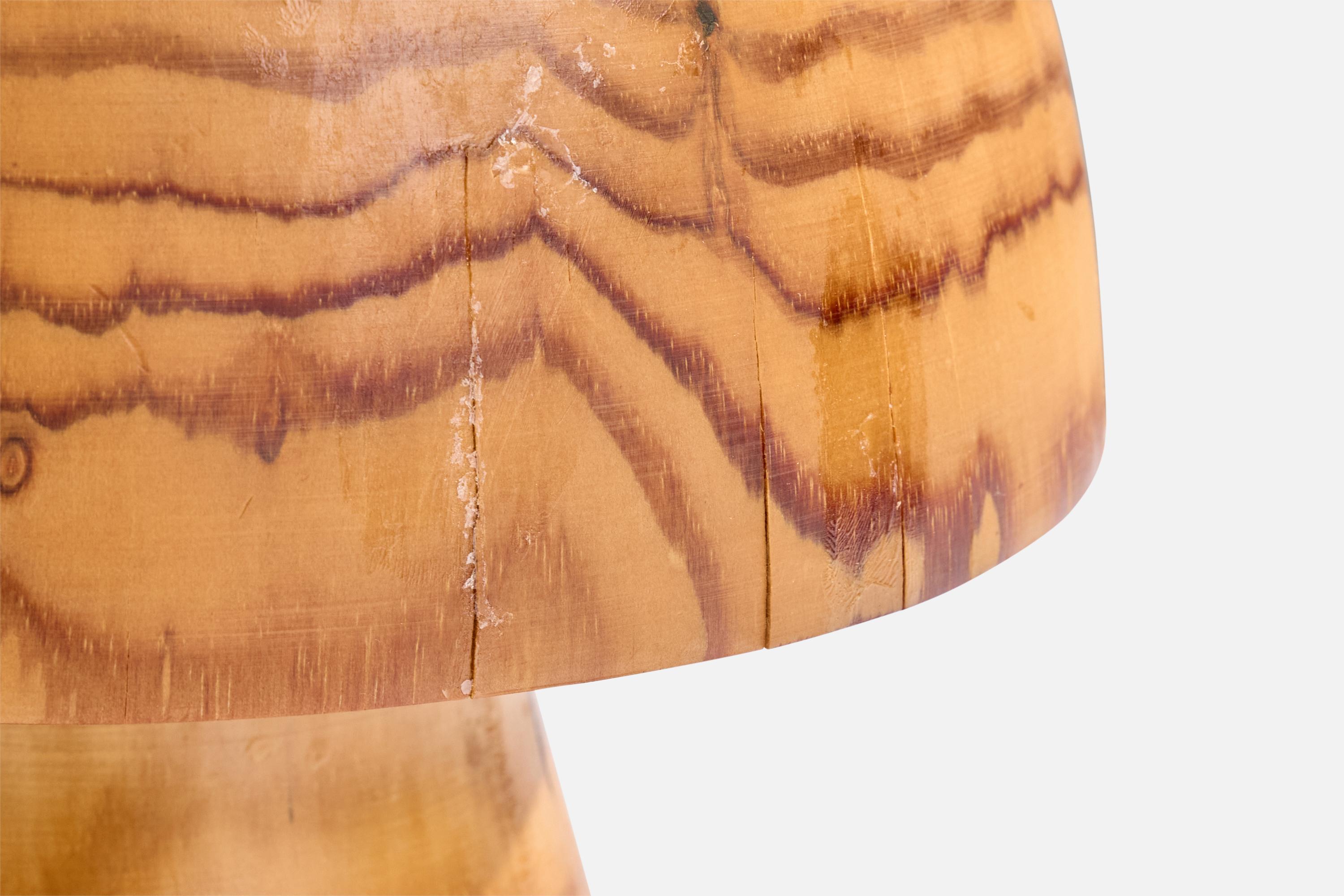 Swedish Designer, Table Lamp, Pine, Sweden, 1997 For Sale 4