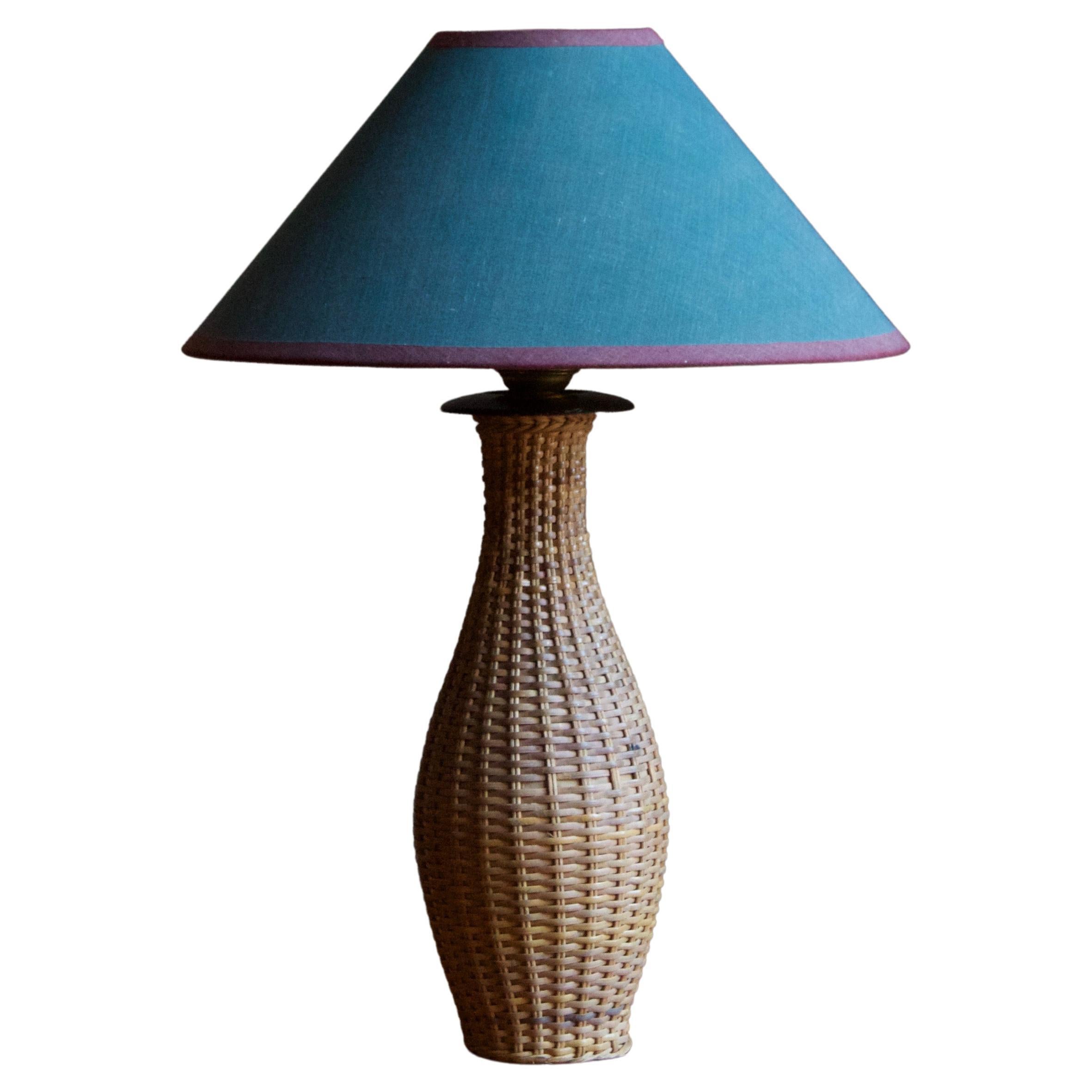 Rattan Table Lamps - 213 For Sale at 1stDibs | vintage rattan lamp 