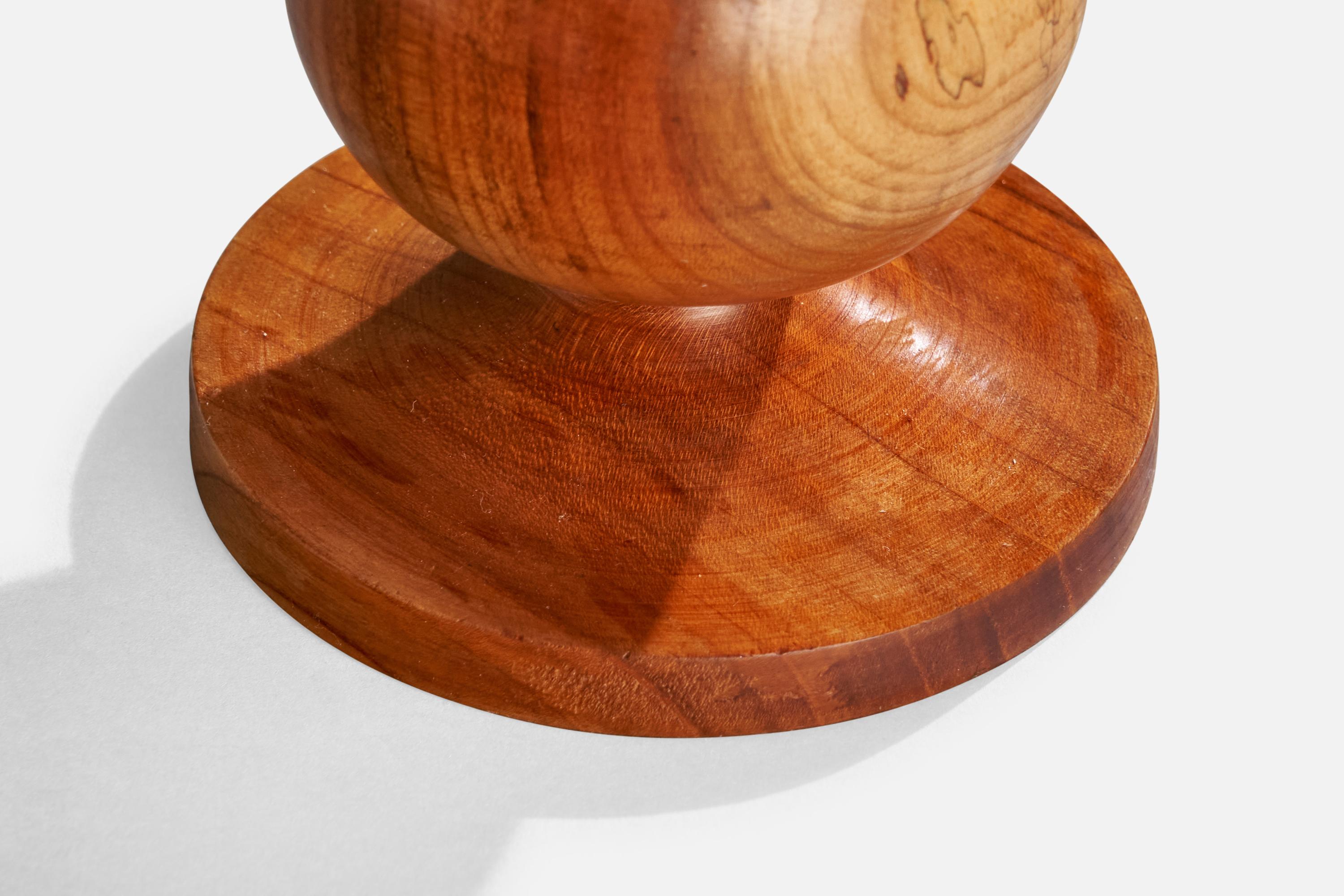 Lampada da tavolo di design svedese, Wood, Svezia, anni '1970 in vendita 3