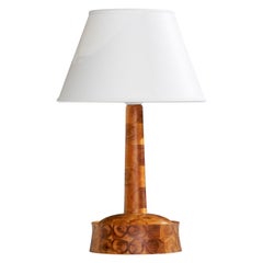 Lampada da tavolo di design svedese, Wood, Svezia, anni '1970