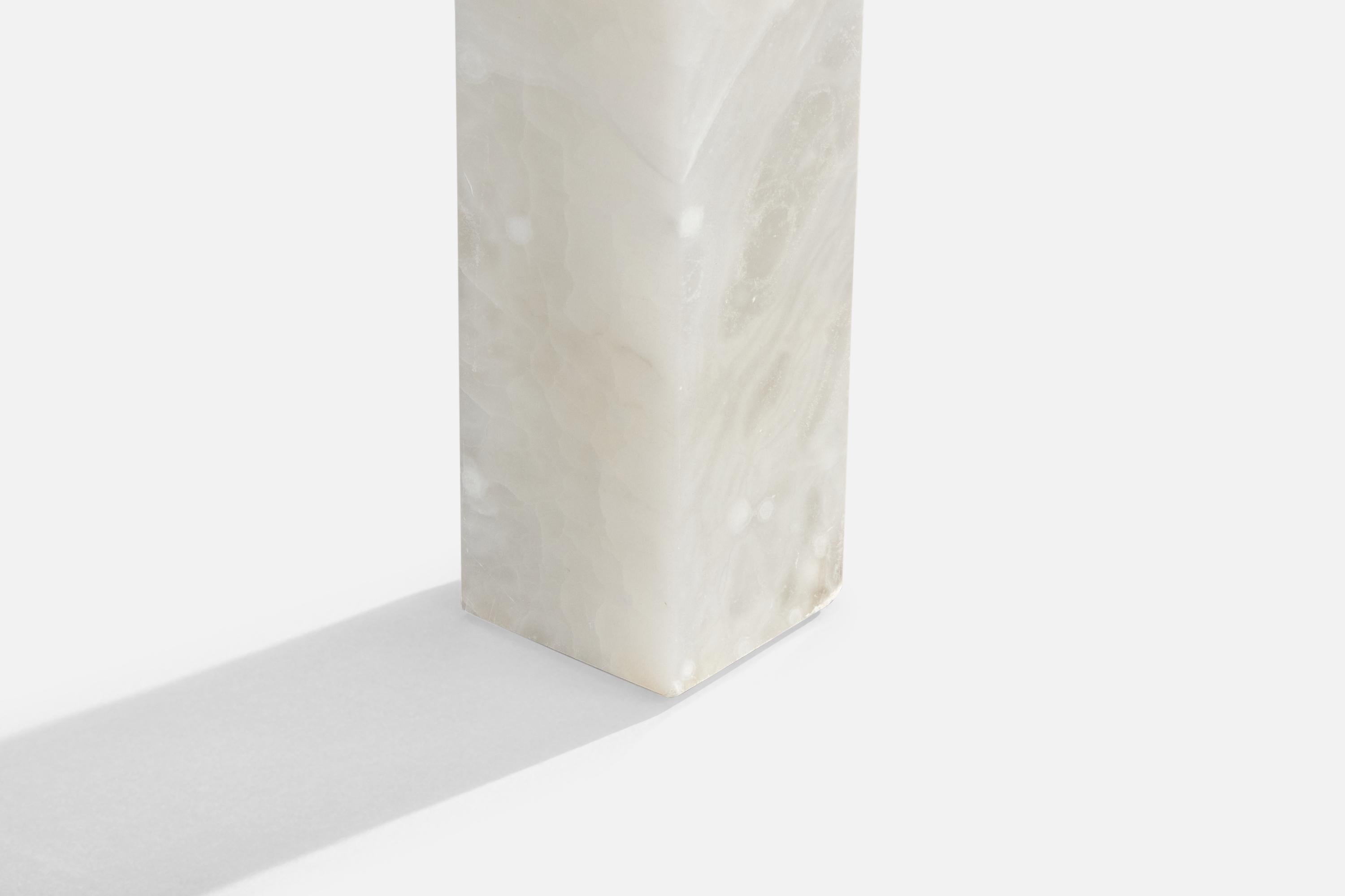 Schwedische Designerin, Tischlampen, Alabaster, Schweden, 1970er Jahre 3