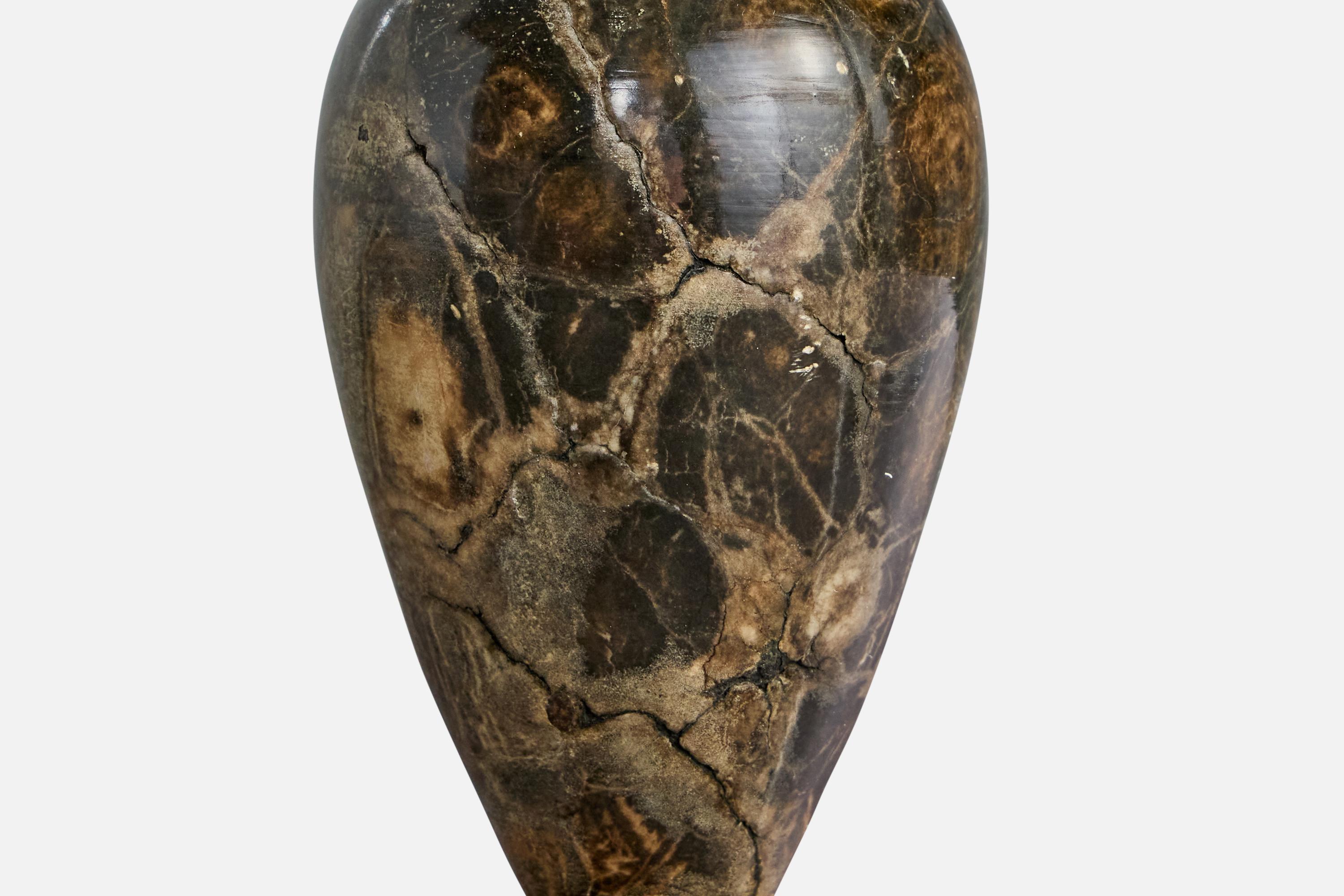 Swedish Designer, Table Lamps, Alabaster, Sweden, 1980s For Sale 7
