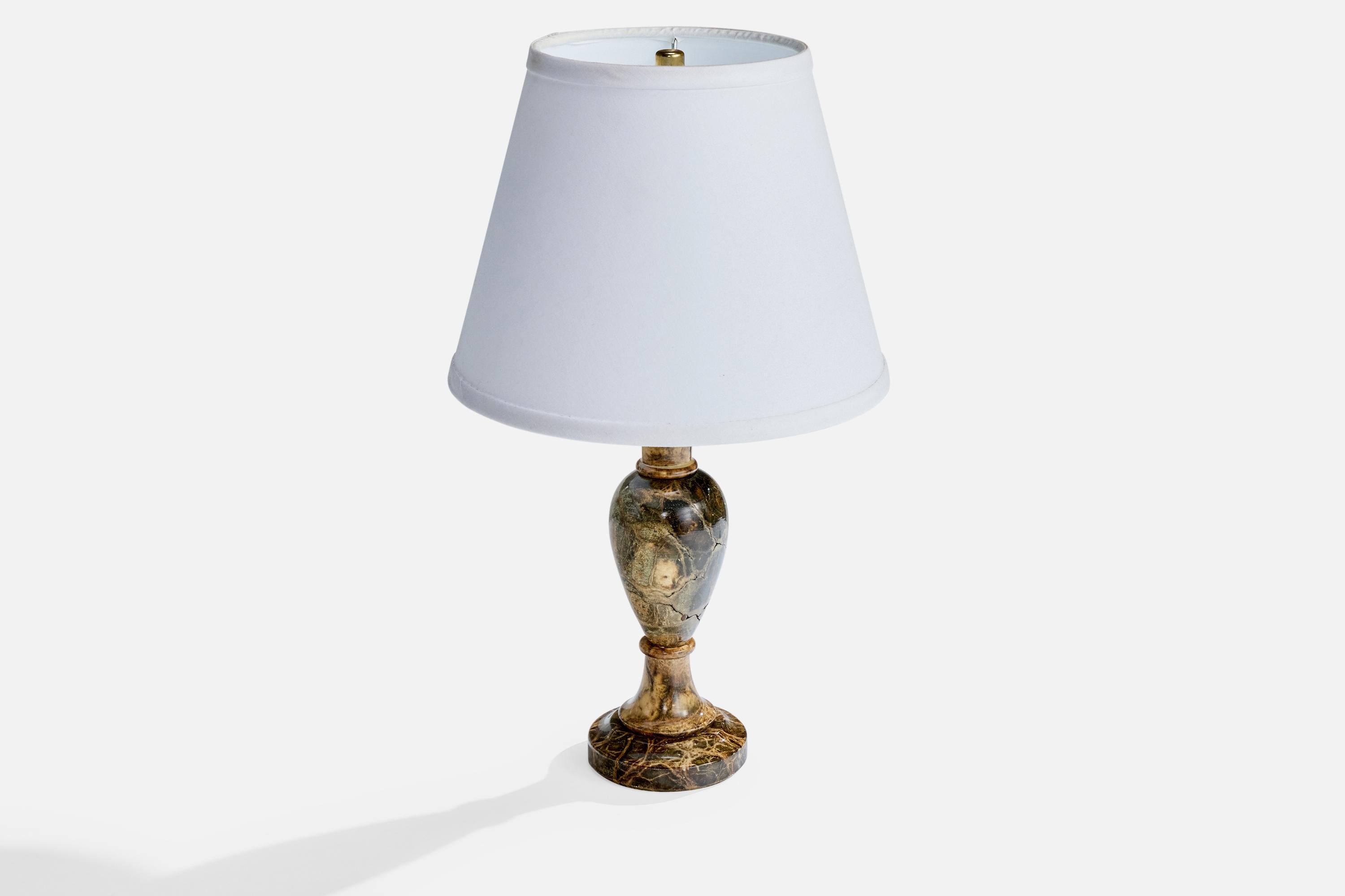 Swedish Designer, Table Lamps, Alabaster, Sweden, 1980s For Sale 2