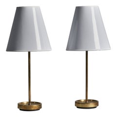 Designer svedese, Lampade da tavolo, Ottone, Svezia, anni '1950