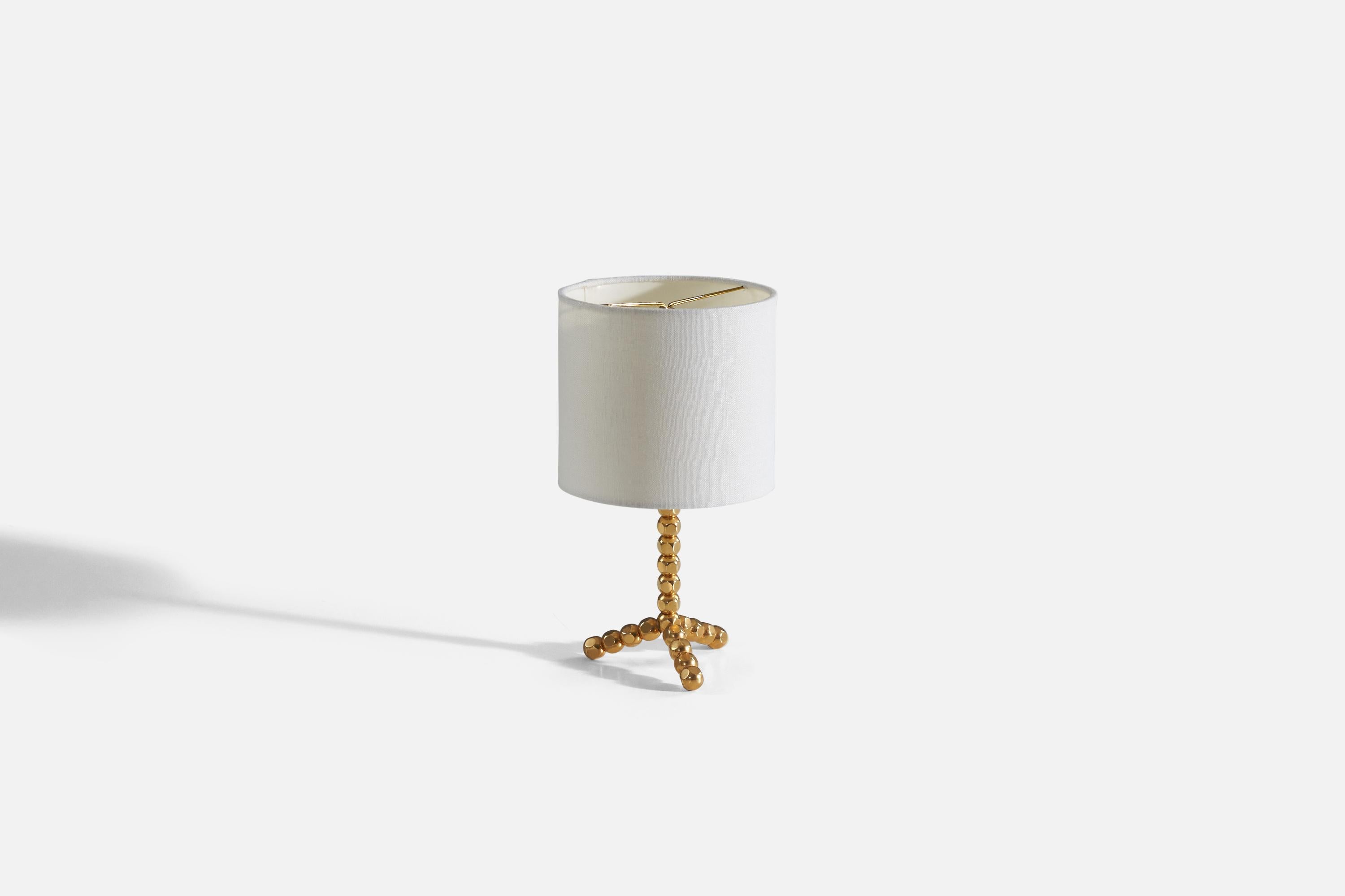 Svedese Designer svedese, Lampade da tavolo, Ottone, Svezia, anni '60 in vendita