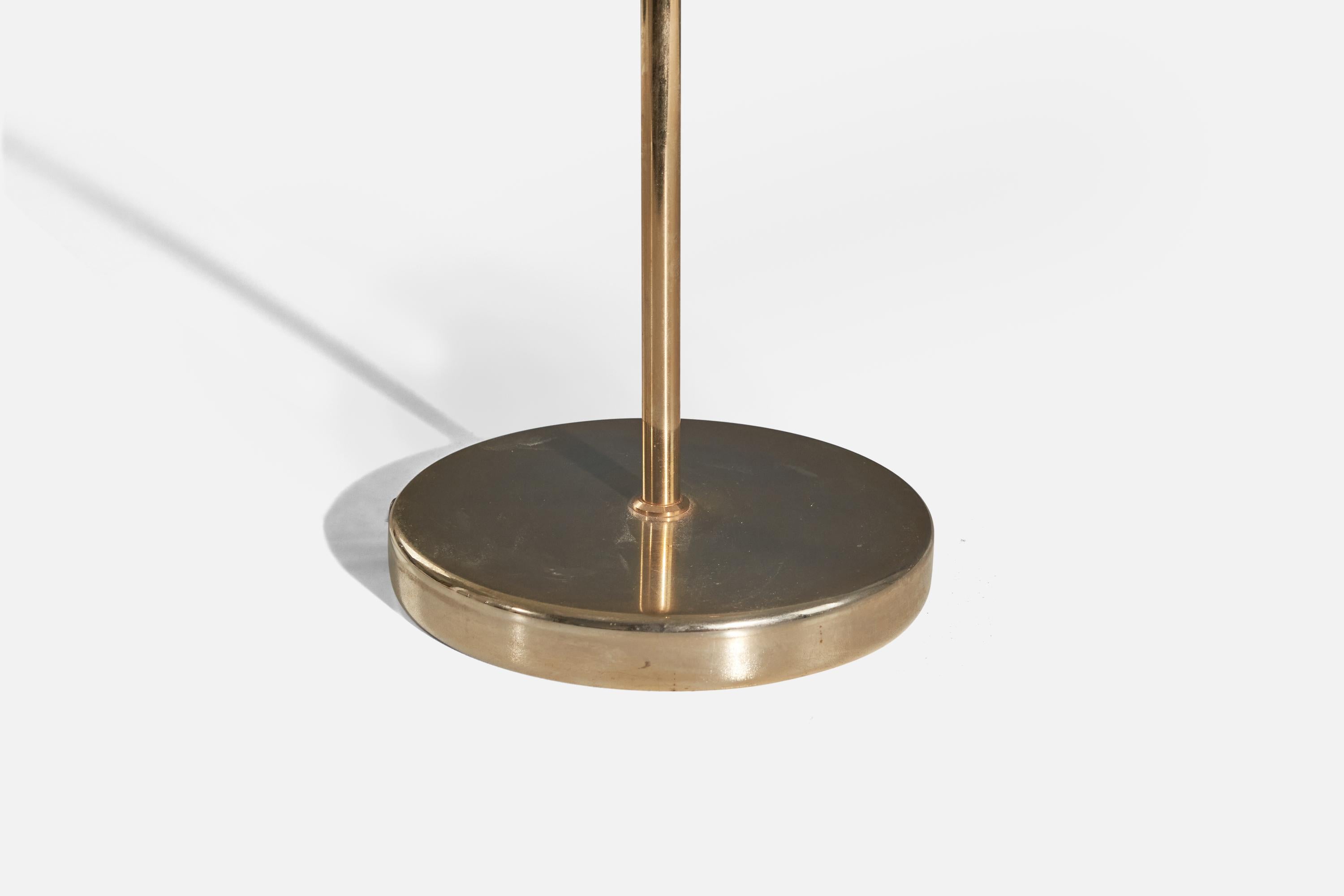 Swedish Designer, Table Lamps, Brass, Sweden, 1970s For Sale 1