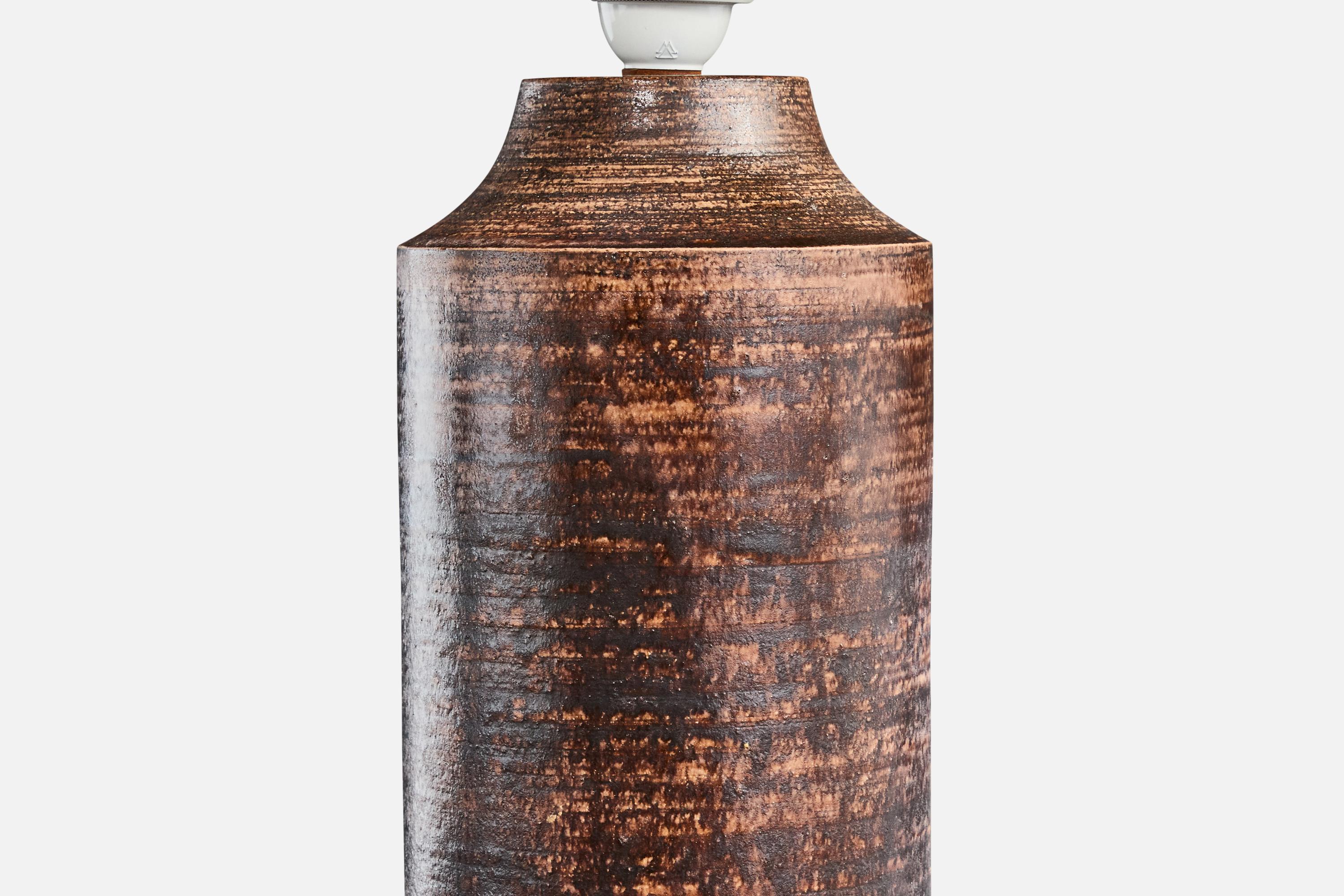 Swedish Designer, Table Lamps, Ceramic, Sweden, 1960s For Sale 1