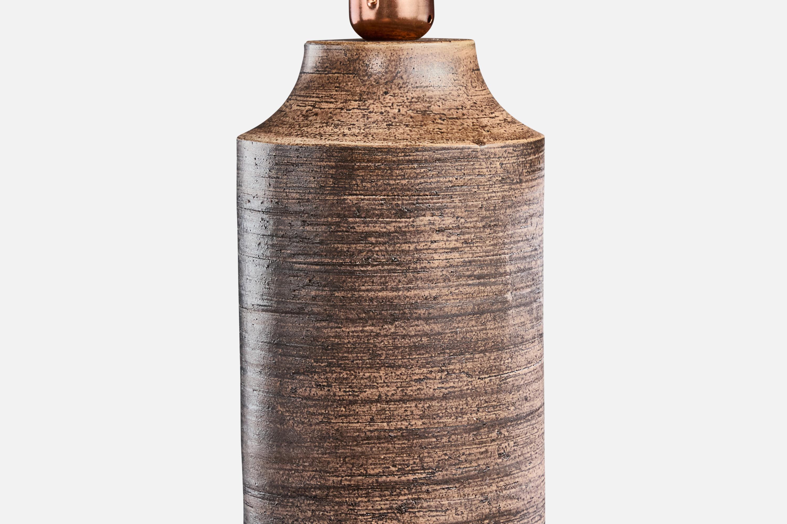 Swedish Designer, Table Lamps, Ceramic, Sweden, 1960s For Sale 3